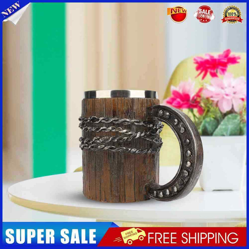 Horseshoe Coil Cups Stainless Steel Coffee Mug for Living Room Kitchen Ornaments