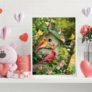 Bird Animal Oil Paint by Numbers Hand Painted Frameless Picture Home Ornament