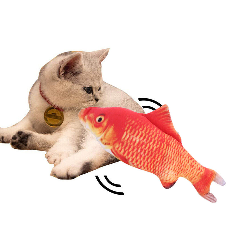 Pet USB Electric Simulation Fish Shaped Funny Cat Interactive Pl