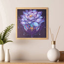 5D Diy Diamond Painting lotus Special-shape Partial Drill Art Newly