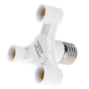 E27 to 3E14 Bulb Light Socket Adapter Splitter Screw Induction Lamp Holder UK