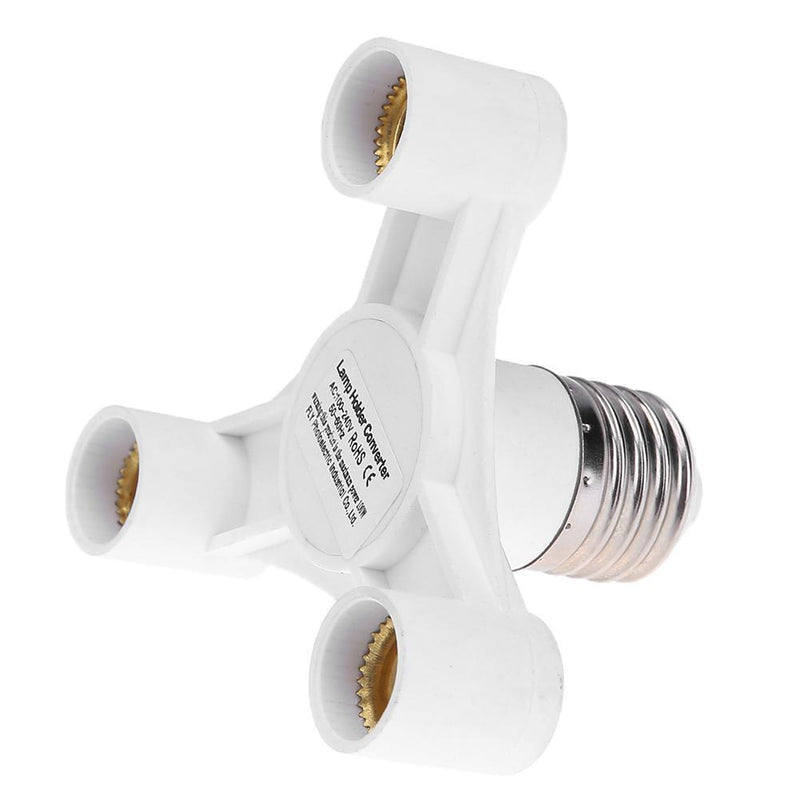 E27 to 3E14 Bulb Light Socket Adapter Splitter Screw Induction Lamp Holder UK