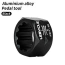 LEBYCLE Bicycle Pedal Disassembly Tool Self Locking Install Remover (Black)