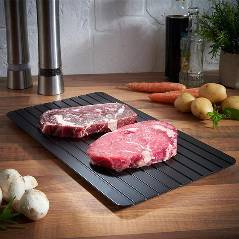 Defrost Tray Food Meat Thaw Frozen in Minutes Kitchen Defrosting Tools/F