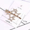 Women Pentagram Headwear Star Shiny Metal Hairgrip Rhinestone Crystal Hair Clip