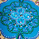 5D DIY Special Shaped Diamond Painting Cross Stitch Kit (D1018 Flower)