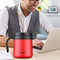350ml Stainless Steel Vacuum Flask Handle Lid Portable Water Cup (Red) Newly