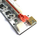 VER010-X PCIE Riser 1X to 16X Extender USB3.0 Adapter Card for Mining (Red)