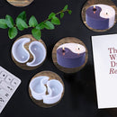 Crafts Tai Chi Soap Wax Aromatherapy Yin Yang Candle Mold Silicone Candle Mould