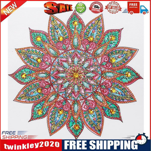 5D DIY Special Shaped Diamond Painting Mandala Cross Stitch Kits (DZ249)