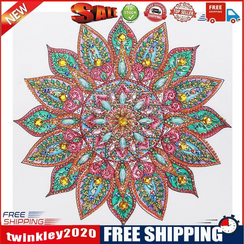 5D DIY Special Shaped Diamond Painting Mandala Cross Stitch Kits (DZ249)