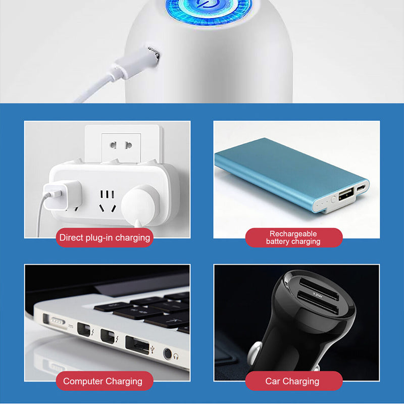 Water Bottle Pump Portable USB Charging Automatic Drinking Water Dispenser Newly