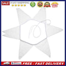 12 Flags 3.2m White Lace Flower Party Wedding Pennant Bunting Banner Decor