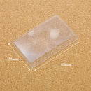 Plastic Credit Card Format 3x Magnification Wallet Pocket Magnifier Magnifier