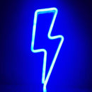 Creative Neon Sign Light Kids Room Night Lamp Mural Decor (Blue Flashing) Newly