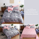 3pcs/Set 1.2m Simple Bedding Set Quilt Duvet Cover Sheet Pillowcase Bedclothe