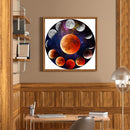 5D DIY Full Round Drill Diamond Painting Total Solar Eclipse Abstract Handmade