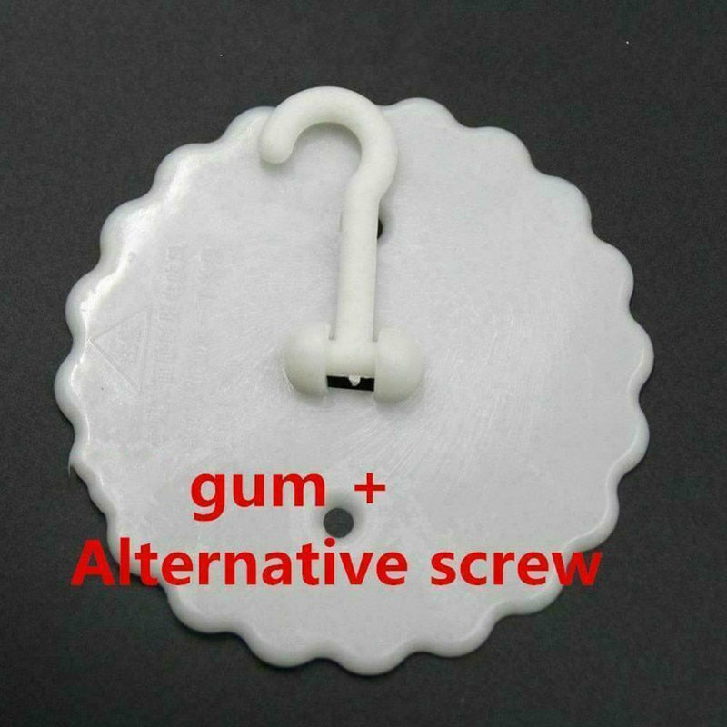 12cm Ceiling Sticky Hooks Screw Net Hanger Wall Household Tools Supplies F7X0
