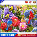 DIY Diamond Painting Flower Bird Full Round Drill Art Picture Home Decor