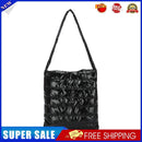 Quilted Padded Lattice Armpit Bag Ruched Large Capacity Shoulder Bag (D)