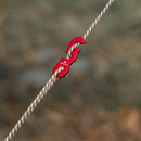 #A ShineTrip 10pcs Outdoor Camping Tent Rope Buckles S-Shaped Tensioner Fastener