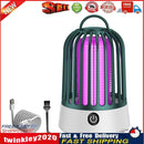 Electric Mosquito Killer USB Charging Bug Zapper Insect Fly Trap (Green) Newly
