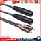 1.5m 4.9ft Dual XLR Male to Dual RCA Male Plug Audio Signal Patch Cable Newly