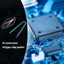 2pcs PLCC IC Chip Extractor Motherboard Circuit Board Component Puller Tool