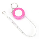 Gift ruler retractable keychain mini cartoon plastic ruler soft ruler