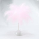 Modern Nordic Feather Light Romantic Atmosphere Lamp Bedside Decor (Pink) Newly