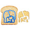 Lunch DIY Sandwiches Cutter Mould Food Die Bread Biscuits Mold(Elephant) #F