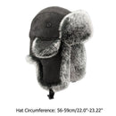 Russian Cossack Ski Cap Trapper Hat Earflap Bonnet Faux Fur Earflap Bomber Hats