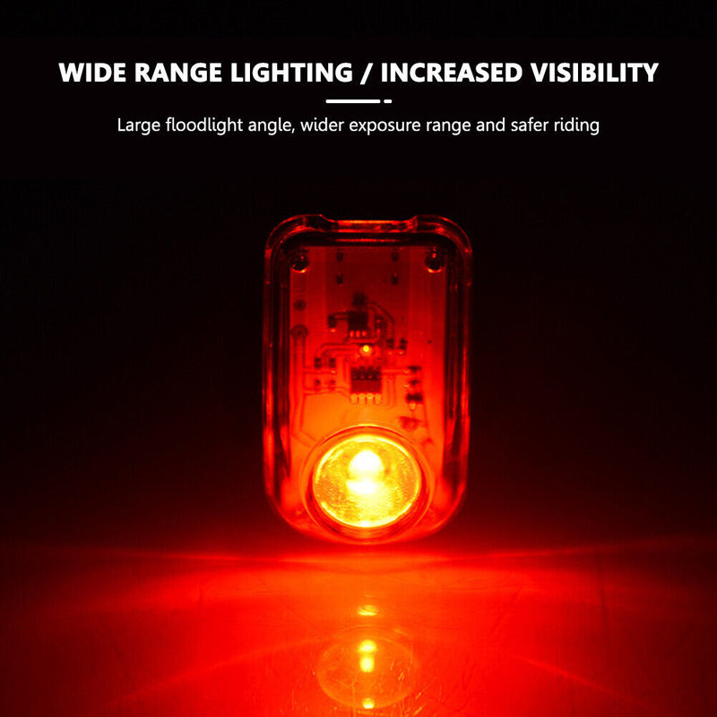 LED Bicycle Saddle Rest Red Light Night Safety Warning Fast Charging Bicycle Rü