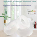 Waterproof Transparent Adhesive Kitchen Sink Bathroom Tape (0.5mmx40mmx3m) Newly
