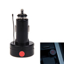 12V 24V Universal Vehicle Cigarette Lighter Socket Digital Thermometer Voltmeter