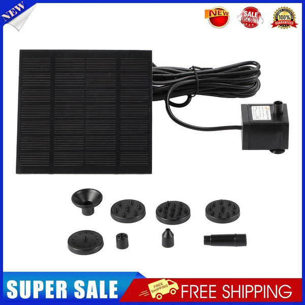 7V 200L/H Outdoor Fish Tank Fountain Pool Pond Solar Panel Water Pump Kits