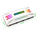 COOLMOON RGB Controller 4Pin PWM 5V 3Pin ARGB Fan Remote Control (White)