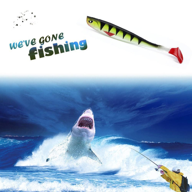 5pcs 12cm/10g Soft Lure Fishing Baits Artificial Bionic Fishing Crankbait