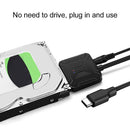 USB 3.1 Type C to 2.5 3.5 SATA III Hard Drive Cable 0.4m for Data Transfer