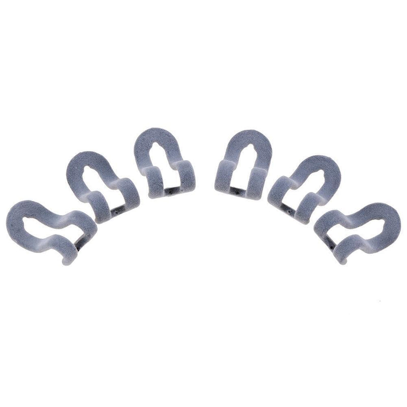 10pcs Save Space Mini Non Slip Flocking Hanger Hook Connection On