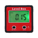Digital Display Inclinometer Spirit Level Box Protractor Angle Finder Gauge