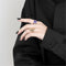 Women's Ring Little Daisy Small Enamel Pattern Ring Adjustable For women|girls