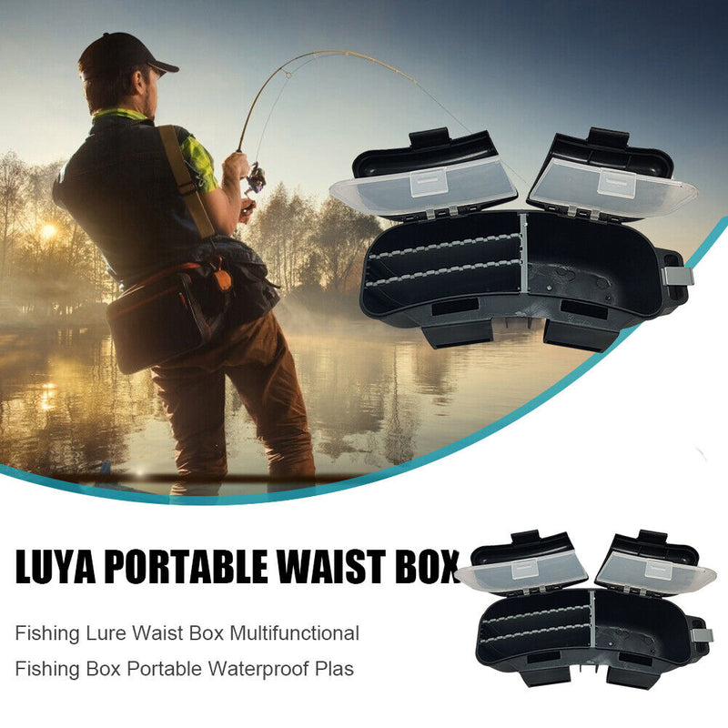 Plastic Fishing Box Fishing Bait Case Earthworm Lure Tackle Storage Case Newly
