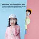 Portable Handheld Walkie Talkie Radio Transceiver Interphone (Pink Blue) Newly