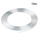 15m Soft Chromed PVC Car Door Edge Guard Protector T3P4 Molding Q8Z8 Trim A6L9