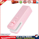 2 in 1 Mini Vacuum Sealer USB Snack Fresh Bag Heat Sealer Cutter (Pink) Newly