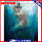 Oil Paint By Numbers Girl Back Frameless Picture Craft Home Room Decoration