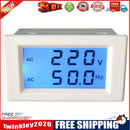 LCD Digital Dual Display AC 150- 500V Voltmeter 45- 65Hz Frequency Meter(1)