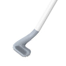 Long-Handled Toilet Brush Golf Brush Head Cleaning Tool Accessories (White)