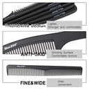 Cutting Comb Multi Shape Hair Shear Tail Metal Comb Hair Care Styling Tool